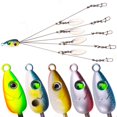 thumbnail image 3 of Bgsha Umbrella Fishing Bass Lure Rig 5 Arms Alabama Rig Head Swimming Bait with Swivel, 3 of 7