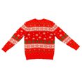 thumbnail image 2 of SpongeBob SquarePants Snowflakes Red Ugly Christmas Sweater, 2 of 2