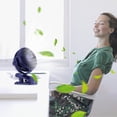thumbnail image 2 of Powerful Oscillating Table Fan, 3 Speeds & 720掳 Adjustable Tilt, Silent Operation & Long Standby, USB-Powered For Versatile Use, Portable For Bedroom Office Outdoor Camping, 2 of 6