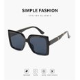 thumbnail image 3 of Large Frame Men and Women Box Sunglasses Street Shooting Outdoor Sunshade Vacation (Color : E, Size : Medium), 3 of 5