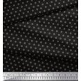 thumbnail image 2 of Soimoi Velvet Fabric Dot & Heart Shirting Print Fabric by The Yard 58 Inch Wide, 2 of 3