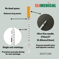 thumbnail image 2 of Elimedical Veterinary Syringe U-100 0.5ml 27G x 1/2" 100pcs/box 05V2713VB, 2 of 5