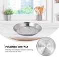 thumbnail image 4 of Stainless Steel Steaming Dish with Holes Thick Steamer Rack Food Plate Cookware (for 30cm Wok), 4 of 8