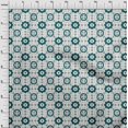 thumbnail image 3 of oneOone Viscose Jersey Dark Teal Blue Fabric Geometric Block Sewing Craft Projects Fabric Prints By Yard 60 Inch Wide, 3 of 5