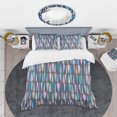 thumbnail image 2 of Designart 'Retro Abstract Drops VIII' Mid-Century Duvet Cover Set, 2 of 4