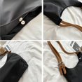 thumbnail image 2 of LHSHID Femmes Filles Rétro Toile Hobo Sac Suspendu Sac Seau Mode Sac Bandoulière Sac d'Épaule, 2 of 4
