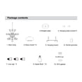thumbnail image 4 of MAGNIFIQUE CHANDELIER EN FORME DE PISSENLIT AVEC 14 AMPOULES LED, 4 of 4