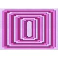 thumbnail image 1 of Ahgly Company Machine Washable Indoor Rectangle Transitional Neon Pink Area Rugs, 5' x 7', 1 of 7