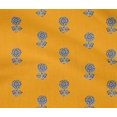 thumbnail image 4 of oneOone Cotton Flex Fabric Floral Block Printed Fabric 1 Yard 40 Inch Wide, 4 of 4