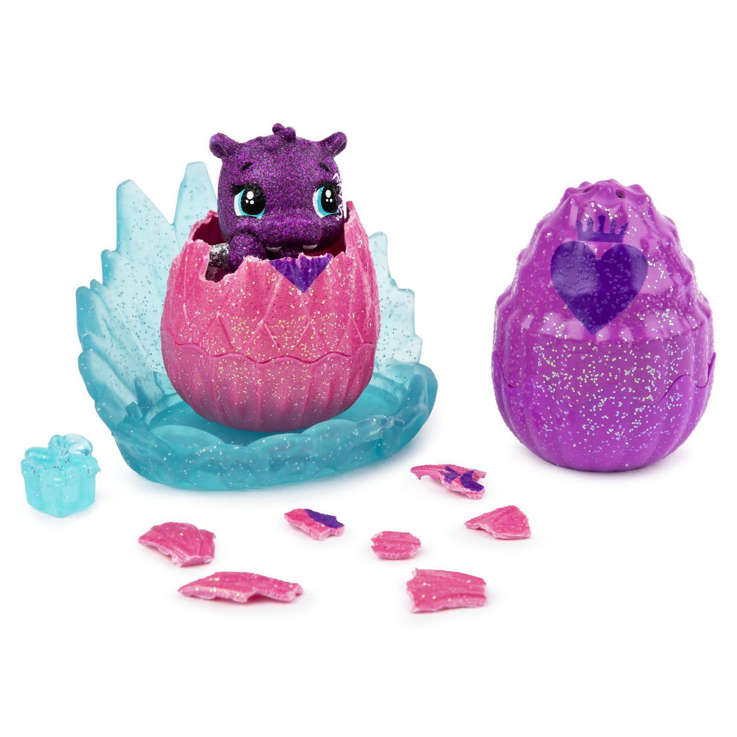 Hatchimals CollEGGtibles, Pack de 2 Famille royale avec un trône et 2 accessoires, pour les enfants à partir de 5 ans