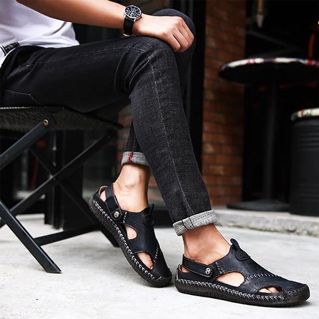 TIMIFIS Men's Sandals Open Toe Beach Sandal Outdoor Summer Sport Sandals - Summer