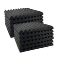 thumbnail image 3 of Panneau Acoustique de Studio pour Bureau, Insonorisation, Rembourrage, Cale, Enregistrement, Utilisation, Noir, 3 of 7