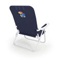 thumbnail image 1 of Picnic Time Monaco Chaise de Plage Bleu (U de Kansas Jayhawks) Impression Numérique, 1 of 2