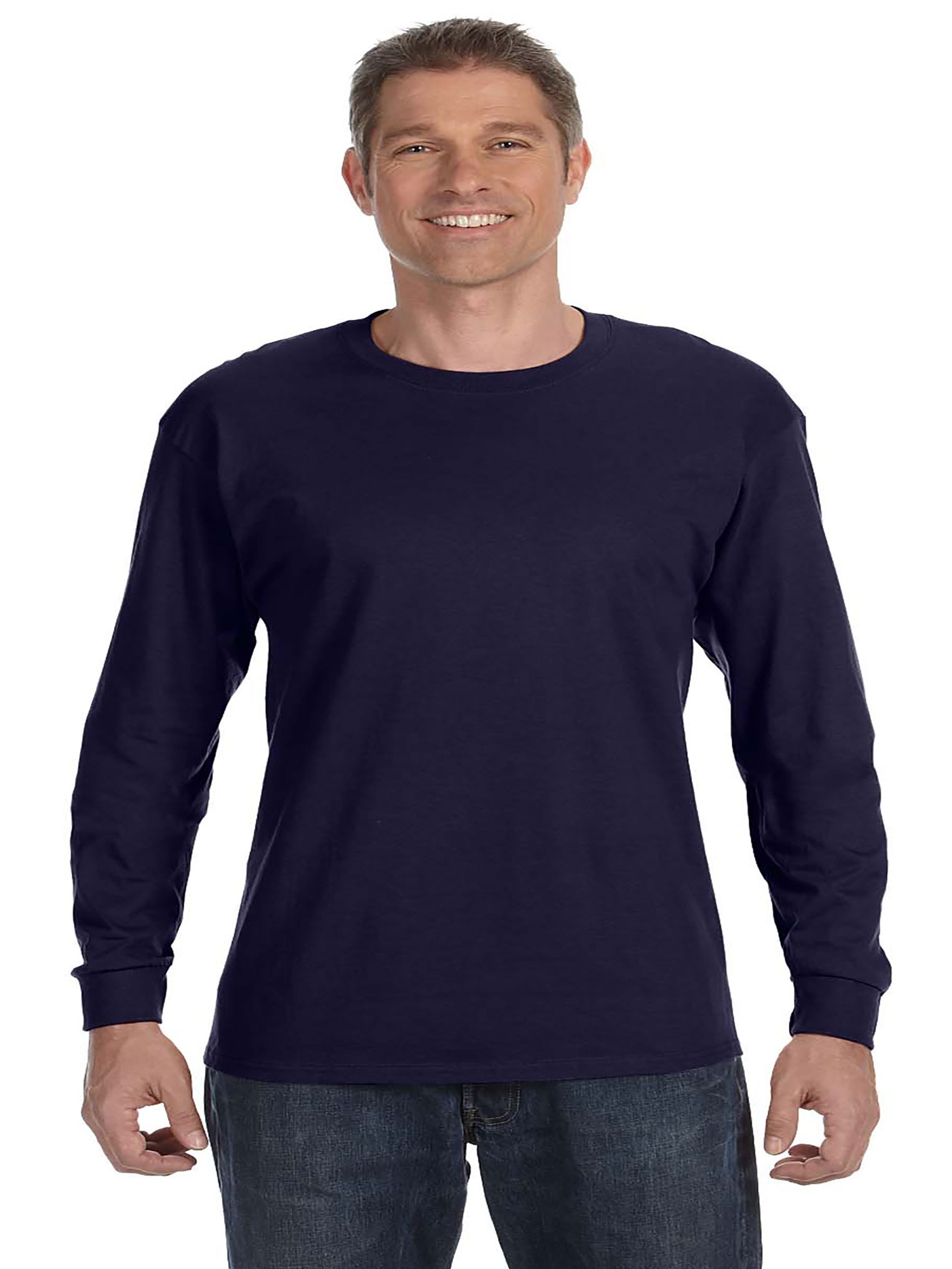Hanes T-Shirt à Manches Longues Sans Étiquette®, Style 5586