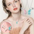 thumbnail image 2 of Pendentif Papillon d'Amour Mode pour Dames Collier Bon Ami Cadeau Bijoux, 2 of 9