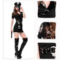 thumbnail image 4 of Policière pour Femmes Robe de Fête d'Halloween Tenue Bal Masqué, 4 of 7