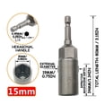 thumbnail image 2 of Electric Drill Sleeve Wind Batch Sleeve Deepened Inner Hexagonal Electric Screwdriver Batch Nut Wrench, 2 of 2
