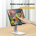 thumbnail image 2 of Desktop Tablet Mobile Phone Holder Stand Angle Height Adjustable Foldable, 2 of 6