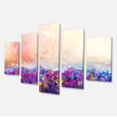 thumbnail image 2 of Peinture Aquarelle de Fleurs Abstraites - Grande Impression d'Art Floral sur Toile, 2 of 3