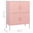 thumbnail image 4 of vidaXL Storage Cabinet Pink 80x35x101.5 cm Steel, 4 of 5
