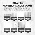 thumbnail image 4 of Conair Barber Shop Pro Series Magnetic Motor Hair Clipper, Japanese Steel Blades & Guide Combs, Black, 16 Pc, Gift for Him, 4 of 12