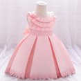 thumbnail image 4 of Wedding Dress for Girls Kids Girls Ruffled Princess Bridesmaid Pageant Gown Birthday Party Wedding Dress Party Dress for Girls Princess Dress for girls Birthday Dress, 4 of 8