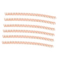thumbnail image 1 of Spiral Binding Coil, Easy Cutting Large Capacity Sheet Binding Comb Pretty Colour  For Paper Orange, 1 of 8