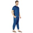thumbnail image 2 of Inkmeso Ensemble de Pyjama Uni pour Hommes, Manches Courtes, Vêtement de Nuit à Col Rond, Ensemble de Pj, 2 of 7