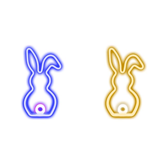 SUTENGDA 2pcs Easter Window Lights Easter Eggs Bunny Lights Decorations Battery Operated Easter Lights with Suction Cup Easter Decorations for Home Indoor Easter Party Decor