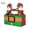 A2361, variant on Christmas Gift Box under $5! CQCYD Christmas Gift Box for Cookies and Cakes, 4-Piece Handheld Packaging Set, Holiday Treat Box, Festive Present Wrapping for Holiday Baking