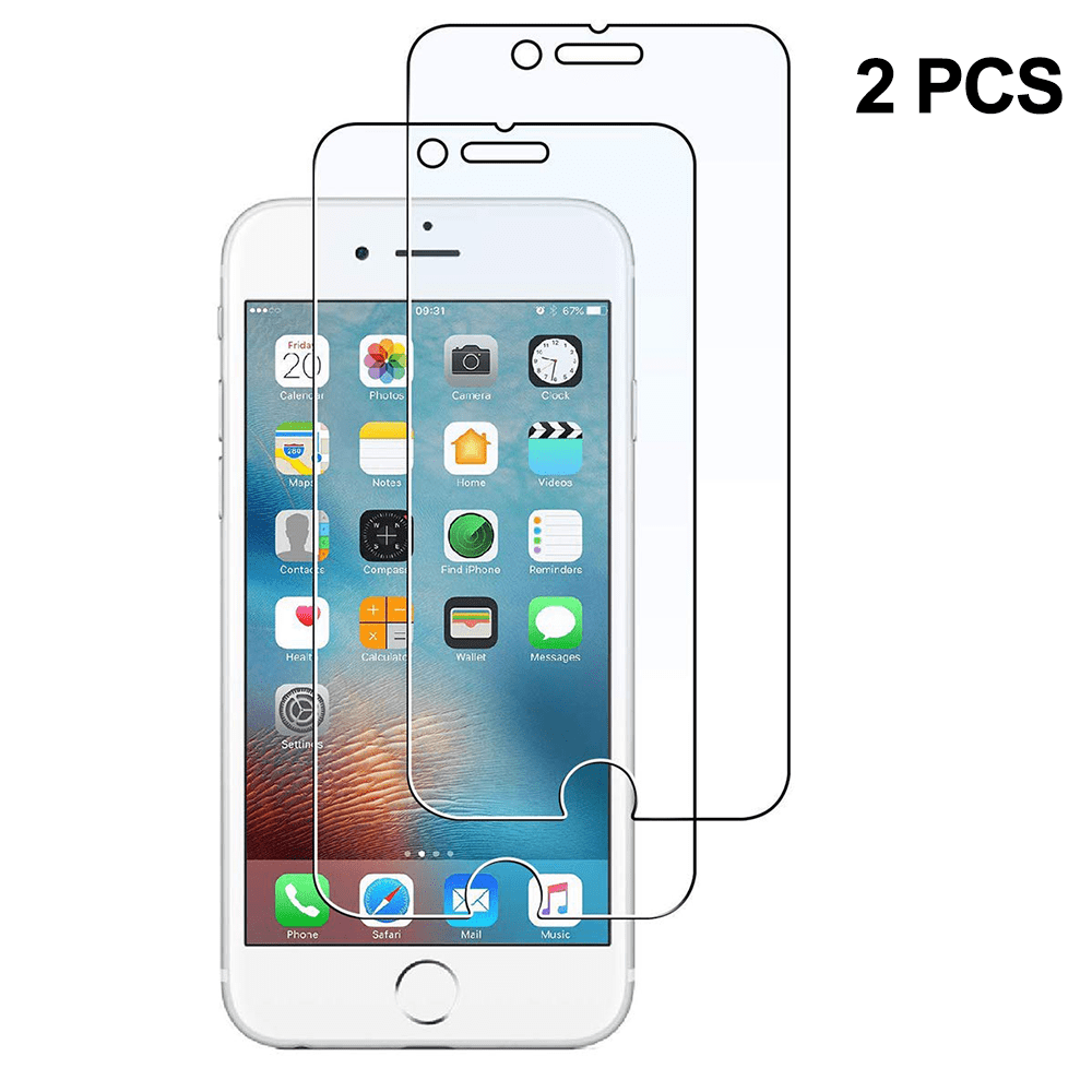[Tempered Glass] Screen Protector For iPhone 6 / iPhone 6S / iPhone 7 / iPhone 8 [2-Pack] Screen Protector
