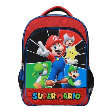 Super Mario Bros. Super Star Characters 16" Kids Backpack