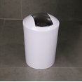 thumbnail image 4 of Bathroom Trash Can, Small Bathroom Trash Can, Swing Lid, 6.5L Capacity, Unbreakable Plastic,, 4 of 4