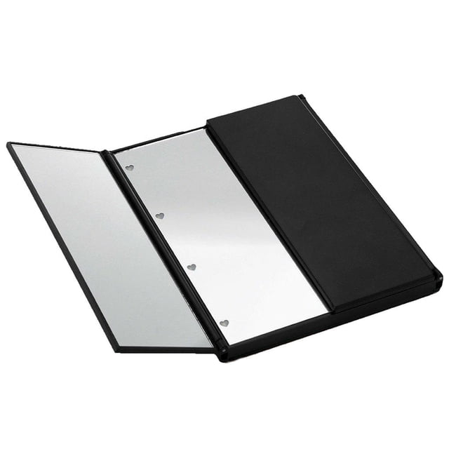 Makeup Mirror 3-Folding Portable 8 LED Light Beads light mirror Cosmetic Tabletop Mirror Beauty Supplies