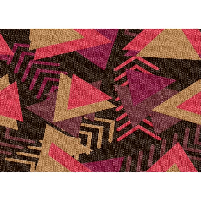 Ahgly Company Tapis d'Intérieur Rectangulaire Transitionnel Bourgogne Rouge Lavable à la Machine, 3 Pieds x 5 Pieds