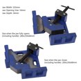 thumbnail image 1 of Ccdes Right Angle Corner Clamp, Not Easy To Slip Corner Clamp, Woodworking For Wooden Industry Metallic Frames, 1 of 8