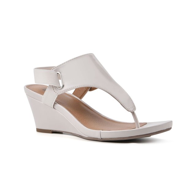 White Mountain Women's All Dres Wedge Sandal