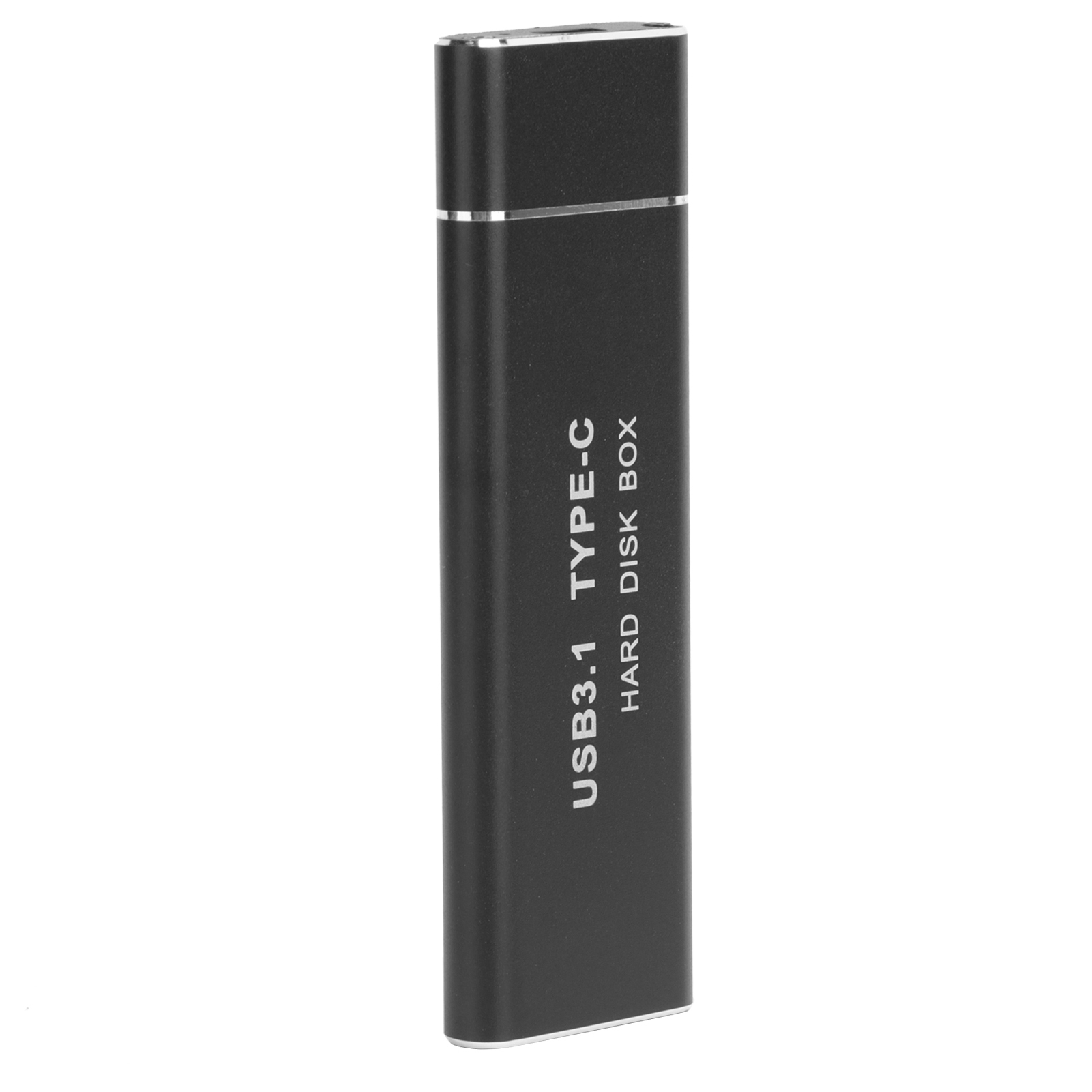 Fyydes Hard Disk Box M.2 NGFF To USB3.1 Aluminum Alloy Solid State Type‑C External Enclosure,Hard Drive Box