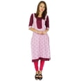 thumbnail image 2 of Phagun Kurti Ethnique Indienne en Coton, Kurta Bollywood de Designer, Tunique Robe pour Femme, 2 of 5