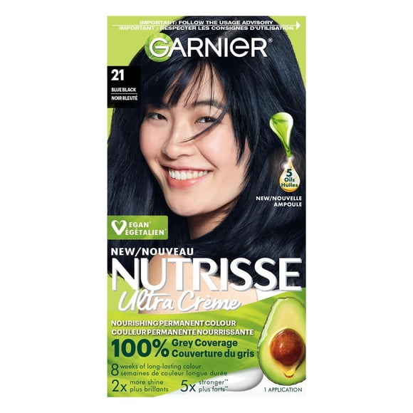 Garnier Nutrisse Ultra Crème, Permanent Hair Dye, Long-Lasting,1 unit