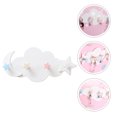 thumbnail image 4 of 2pcs Lovely Cloud Moon Star Shaped Hooks Adhesive Wall Hangers Wall Racks (White), 4 of 9