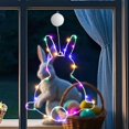 thumbnail image 2 of SUTENGDA 2pcs Easter Window Lights Easter Eggs Bunny Lights Decorations Battery Operated Easter Lights with Suction Cup Easter Decorations for Home Indoor Easter Party Decor, 2 of 4