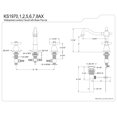 thumbnail image 5 of Kingston Brass KS1976AX Robinet de Lavabo à Large Diffusion 8 Po, Nickel Poli, 5 of 5