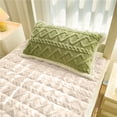 thumbnail image 4 of JWshufel Flannel Mattress Topper with Non Slip Bottom Cozy Warmth Easy Care and Long Lasting Design Suit for Winter Layering Enhanced Relaxed Machine Washable, 4 of 7