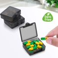 thumbnail image 2 of Clearance Now! Small Poet Pill Case 3 Pa Daily Single Pill Box A DIY Organizer best C9D9, 2 of 8