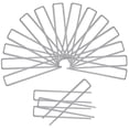 thumbnail image 4 of Agrafes de Sol de Jardin en U Galvanisées Robustes - Tissu Paysager Sécurisé, Barrière contre les Mauvaises Herbes, Bâches et Moustiquaire / Ancres en Acier Résistantes aux Intempéries, 4 of 8