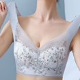 thumbnail image 4 of Lingerie for Women Oversized Thin Lingerie with A Large Chest and No Steel Ring Sports Bra Gathered Sagging and Beautiful Back Daily Bra Rings for Women Sizes : M-4XL, 4 of 8