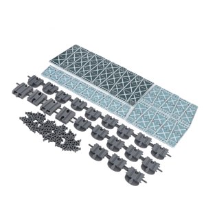 Viaduct Building Blocks, Track Bridge Building Toy Enhance Imagination 92 Piece Promote Intellectual Development  for Home