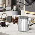 thumbnail image 4 of IBaodan Clearance sale Coffee Canister Airtight Stainless Steel Kitchen Food Storage Container With Date And Scoop For Grounds Coffee Beans Tea Flour Cereal Sugar(1.8L) Gifts, 4 of 8