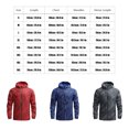 thumbnail image 3 of relayinert Wide Application Sports Jacket All Outdoor Activities Windproof Motorcycle Coat Jacket With Hood Red S, 3 of 6